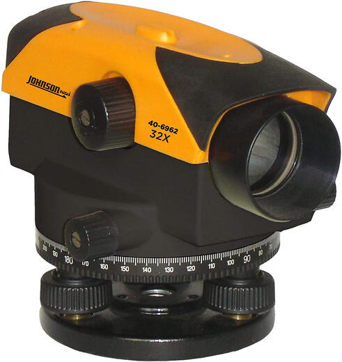 Johnson 32x Auto Level 500ft 360 Includes Hard Shell Carrying Case