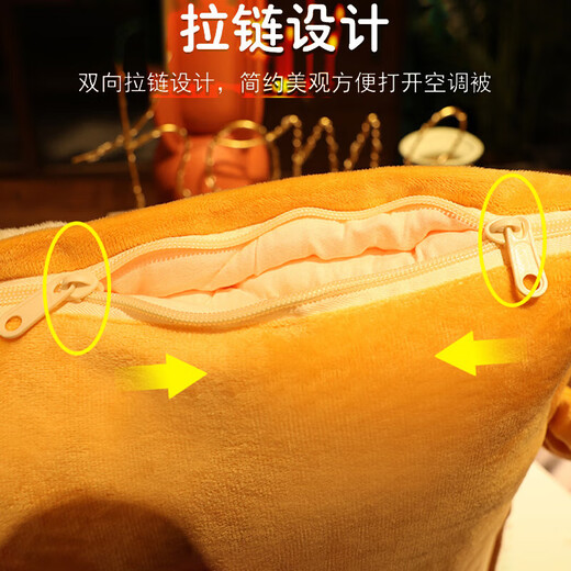 Ivy pillow quilt two-in-one office nap pillow blanket car cushion bedside cushion 40*40 large white goose Ivy pillow quilt two-in-one office nap pillow blanket car cushion bedside cushion 40*40 large white goose