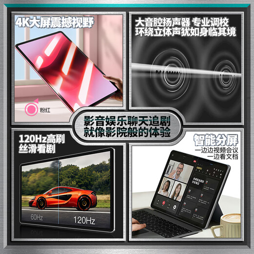 GUNCAKUs neuer Samsung-Bildschirm 16+1024G ultradünner Tablet-Computer 4K ultraklarer, vollständig passender Bildschirm voller Netcom 5Gwifi Gaming-Büro-Lernen Zwei-in-Eins-Tablet-Pad brandneues leistungsstarkes Zehnkern-A5/blaues Modell 128G-Version + kostenloses Geschenkpaket