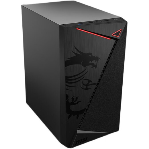 MSI Ruilong R5 5600GT desktop computer complete machine commercial office host home online course financial design game e-sports host DIY assembly machine set R5 5600GT core display | 16G丨256 solid state丨Configuration 2