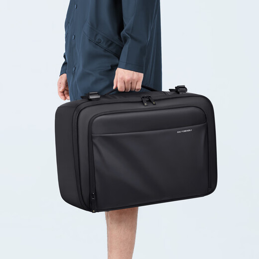 Golf (GOLF) Backpack Men's Travel Backpack 17.3-inch Computer Bag Student School Bag Large Capacity Business Travel Handbag Black