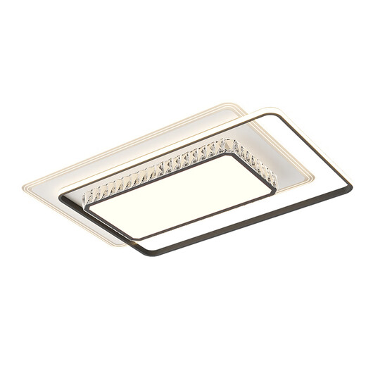 永智2024客厅高级感灯上门安装灯具大气主灯水晶灯全屋组合吸顶灯套餐 套餐1 三室两厅极简/主灯智能