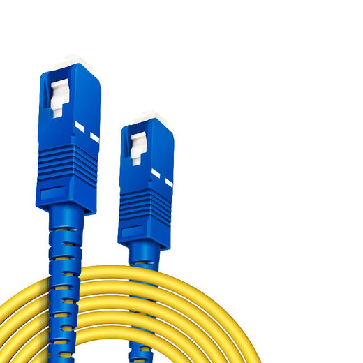 Chen Feiyang Telecom grade fiber optic jumper SC/FC/ST/LC single-mode single-mode double-core low-smoke halogen-free fiber optic jumper SC-SC (single-mode single-core) 3 meters