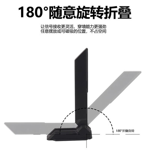 华硕z390z490 z690 m13h吹雪主板天线2.4g5g6g高增益ax210 wifi6e 刀锋折叠WiFi6三频天线 1m
