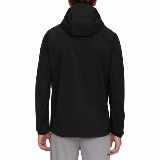 猛犸象Outdoor So Hooded 舒适休闲软壳透气夹克外套 男款 黑色/Black S