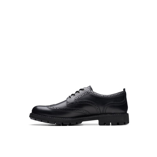 Clarks Batcombe series new men's business commuting brogue carved British casual leather shoes black 261734387 41