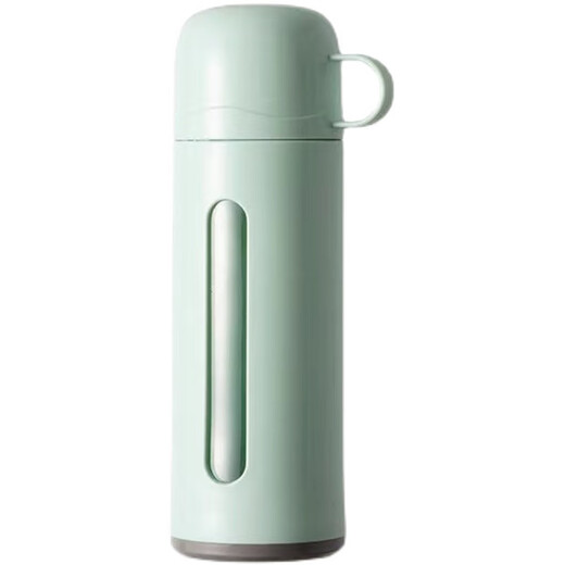 Miaopu Le verdickte Hochzeit Plastikglas Tasse Doppelschicht-Anti-Fall und Anti-Scenaling-Doppelschicht-Glasbecher-Wärme und Anti-Scenen für Männer und Frauen 480 ml Kangxin Plastikglasbecher 826 Kapazität 480 mmc
