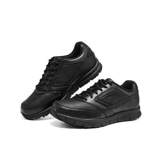 SKECHERS men's business shoes autumn thick-soled casual sneakers soft-soled comfortable work shoes versatile work shoes 77156