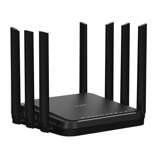 Bee Assistant 5G CPE Router P7 Edición mejorada de alta velocidad de nivel empresarial Banda ancha inalámbrica comercial + WiFi6 (AX3000) Enrutador CPE Red Gigabit Penetración de pared King Black Paquete mensual de tráfico de 12 meses