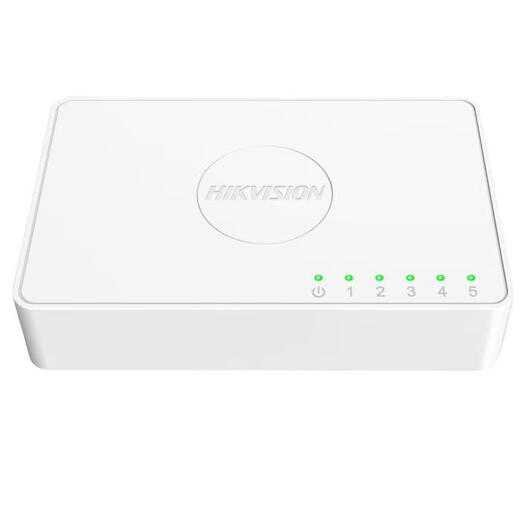 Hikvision surveillance switch 5-port 8-port 100M Gigabit switch Home office enterprise remote monitor security equipment network splitter network cable hub splitter plastic case 5-port 100M non-POE DS-XS05D