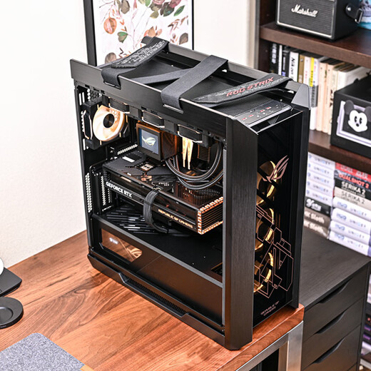 ASUS family bucket 14900KF host RTX5080/RTX5090D ROG Sun God family bucket Genesis God water-cooled game live broadcast 4K e-sports assembly computer host Prism 4th generation fan*4