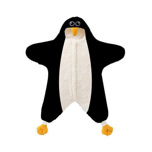 Xianzhe Yipai Big Star White Goose Baby Sleeping Bag Spring, Autumn and Winter Thick Newborn Baby Jumpsuit Starfish Huddling Quilt Warm Romper Suit Main picture 66cm (0-3 months)