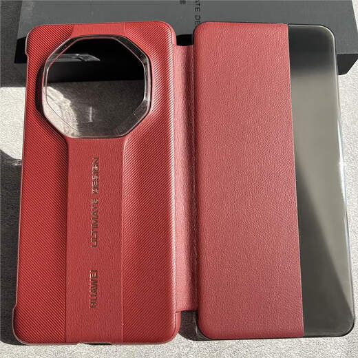 华为原装Mate70RS手机壳原厂同款星钻智能视窗翻盖保护套70rs全包翻盖 星钻智能视窗翻盖皮套【玄黑色】 华为mate 70RS 非凡大师