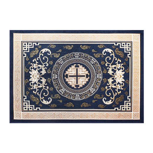 Qiqijia Floor Mat Entry Door Mat Home Door Mat Red Festive Non-Slip Wear-Resistant Entry Carpet Chinese Style Xiangyun Ruicai-Red 120*160cm Need Convex Shape_Contact Customer Service First