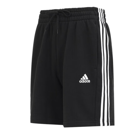 Sitio web oficial de Adidas Pantalones para hombres nuevos pantalones deportivos Fitness cómodo, sin aliento, cortos de entrenamiento de punto de punto, IC9435/Black L
