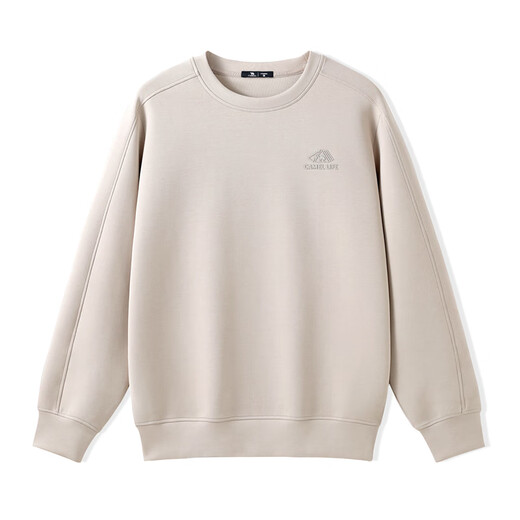 Camel (CAMEL) men's sweatshirt autumn and winter slightly wide thickened warm round neck pullover fashion trend long sleeve M34CAQN606