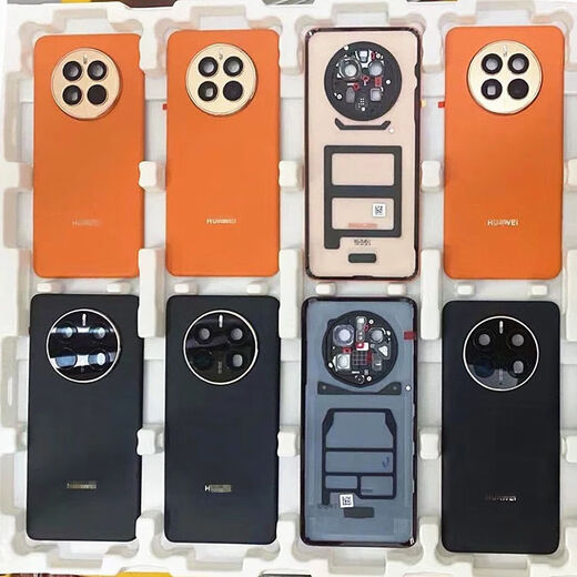 Suitable for Huawei mate50 original mobile phone glass back cover mate50pro original back cover mobile phone back cover Mate50 pro streamer purple back cover pure