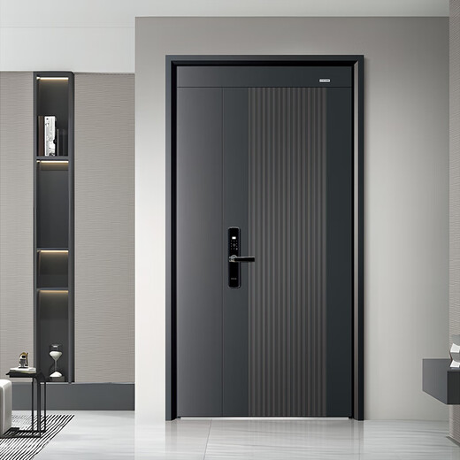 Jinyi Dun Door Industry (G33 Shiyu) Class-A finely carved magnesium alloy entry door with one-touch opening smart lock supports private customization G33 Shiyu single door