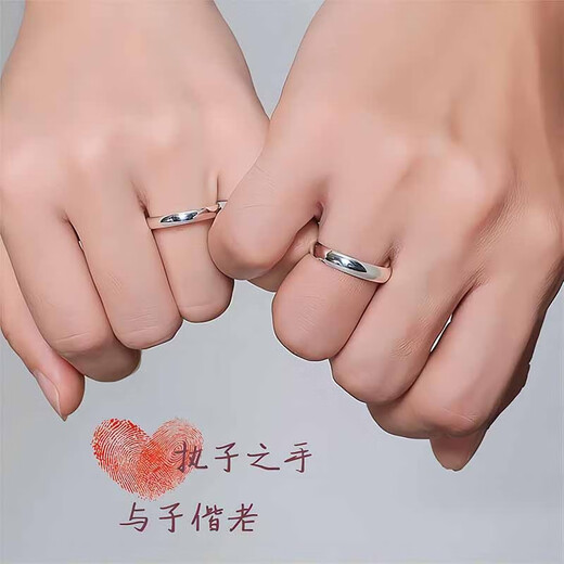 MZMZ twin platinum rings with plain rings PT950 platinum couple rings for proposal, Valentine's Day, birthday gift for girlfriend, flat model, platinum paired rings, live-gift box, both live and closed