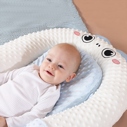 Leyunbao crib mid-bed newborn baby bionic bed slope pillow sleeping removable portable anti-pressure and anti-shock artifact