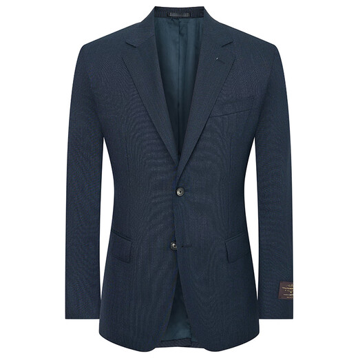 Anniversary Bird Suit Men's VBC Imported Fabric Light Business Formal Suit Suit Business Travel Anti-wrinkle Easy to Care Turquoise Highly Twisted Floral Yarn Solid Color 48 A(175/96) /Please note waist or pants