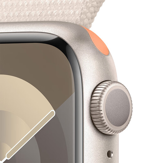 [NOUVEAU PRODUIT DU NOUVEAU] SÉRIE APPLE WORD? 9 (GPS); 45? MM Couleur d'étoile Couleur en aluminium en métal; Starlight Color Loop Sports Strap MR983CH / A *