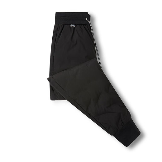 Flying in the snow, autumn and winter fashionable and casual windproof, cold-proof and warm slim slim long down pants gray|8159 M 165/72A