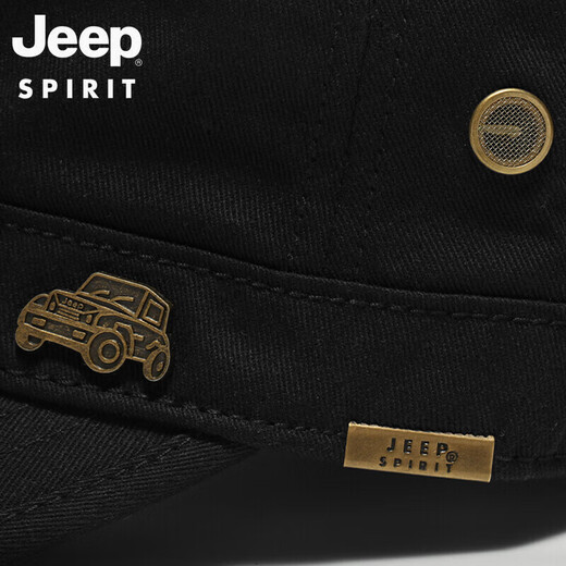 吉普（JEEP）帽子男士棒球帽夏季百搭平顶太阳帽青中老遮阳帽
