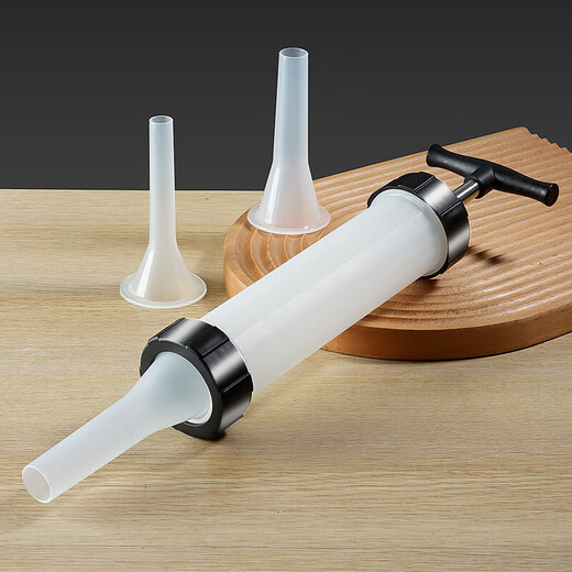 Baijie sausage stuffer manual stuffing machine food stuffing sausage tool sausage stuffing tool sausage manual upgrade stuffing tool 3 free sausage tubes