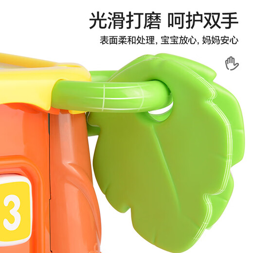 谷雨（GOODWAY）忙碌手拍鼓0-1岁6婴儿玩具儿童游戏桌拍拍鼓六面体男女孩生日礼物