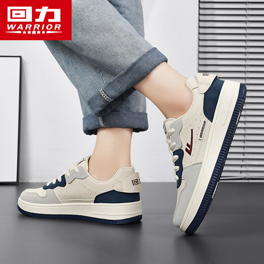 
Warrior shoes men's shoes spring and autumn breathable casual shoes men's low top versatile sports white shoes 1278M Milan 42