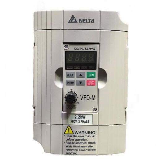 Frequency converter VFD-M 380V 0.75/1.5/2.2/3.7KW three-phase 220V VFD004M21A 0.4KW single-phase 220V