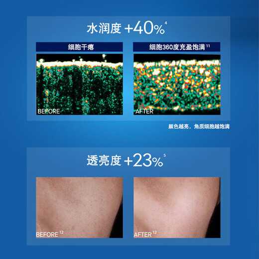 妮维雅（NIVEA）精华露小蓝管男士护肤化妆品补水保湿紧致抗皱面部精华礼物送男友 小蓝管50gx2