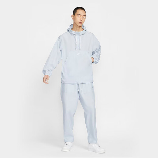 Nike Nike Herren Sommer Neue Sportarten und lässige, komfortable lockere leichte Jacke FN3893 Hellblau FN3893-043 L