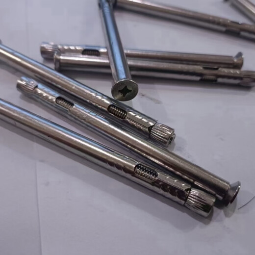 RSRDDY201 304 stainless steel cross broken bridge door and window nail stainless steel screw expansion special 6*150 full length 201 material 100 pieces