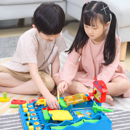 Idol Cat Children's Level von Ball Jungle Adventure Maze Tabletop Spiel Spielzeug 8-12-jähriges Jungen Spielzeug Geburtstagsgeschenke Rolling Ball Wasserniveau des Ball Jungle Adventure [acht Ebenen]