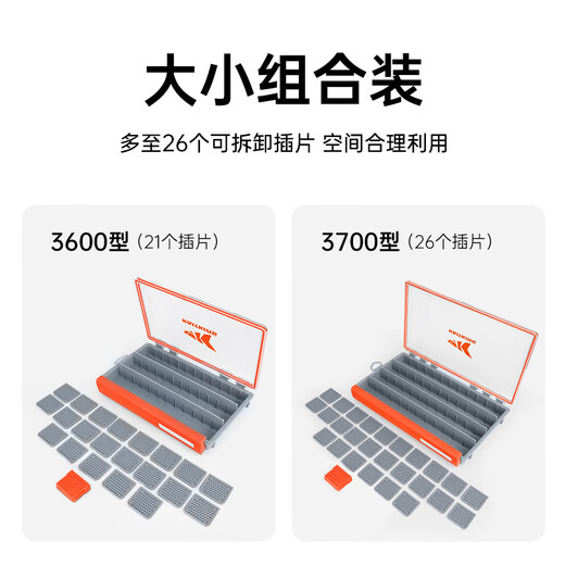 Kastking castin lure box accessories box storage box multifunctional box waterproof minnow pencil hard bait box