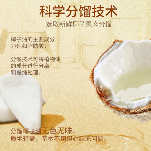 ZRZR German fractionated coconut oil 100ml body skin care massage SPA essential oil private moisturizing care free base oil 100ml*1 bottle