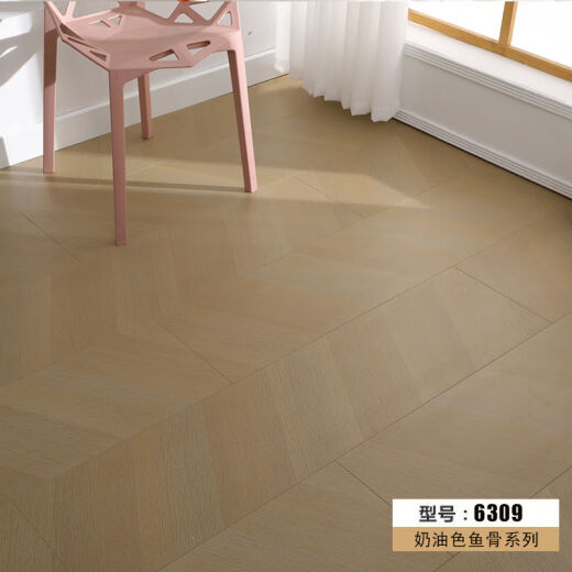 Sanqi Tiger Cream Style Fischknochen Laminierte Verbundholzholzboden Haushalt Fischgrätenkunst Parquet Holz Fabrik Direktverkäufe XP3291 (12 mm) Quadratmeter