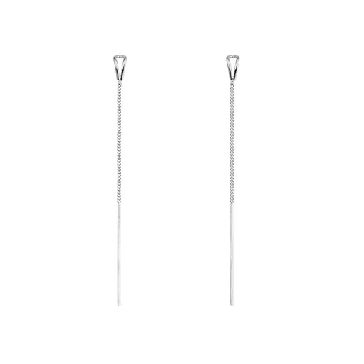 BJYLS999 Pure Silver Water Drop Ear Wire Women's Foot Silver Earrings Temperament Long Earrings New Fashion Tassel Earrings for Ear Hole Support S999 Pure Silver Water Drop Ear Wire