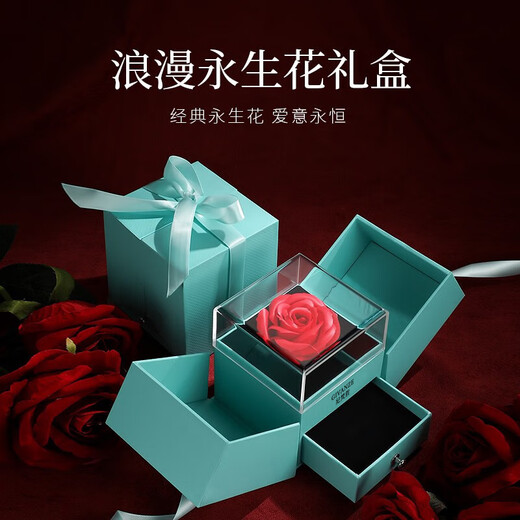 Givenchy light luxury 18K color gold diamond four-leaf clover necklace women's rose gold jewelry birthday gift for girlfriend 18K gold red agate diamond four-leaf clover