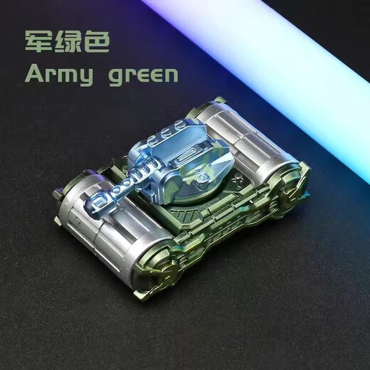 Senkaido's new product, children's creative mecha tank fingertip gyros transformed into human decompression artifact to reduce pressure (mixed color) cool tank fingertip gyros [2 pieces with