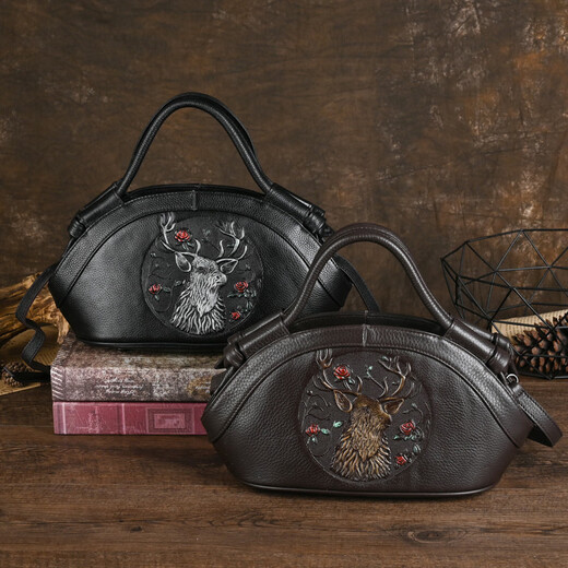 Olfinsi Original Design tragbares Leder Frauenbag 2025 Neue Bag Shell -Tasche Frauen Crossbody Body Weiche Lederumbeltasche Frauen schwarz