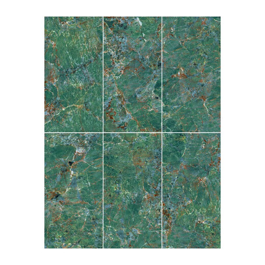 
Shantoulin Village modern simple dark green luxury stone living room marble floor tiles large tiles background wall tiles 750 15 S15807 750*1500MM