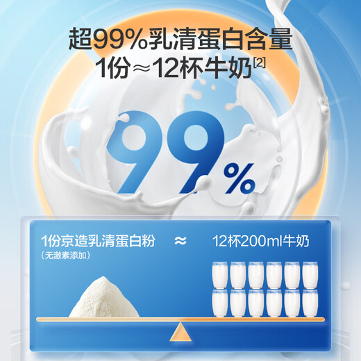 京东京造 乳清蛋白粉600g 动物奶源成人中老年增强免疫力补充营养