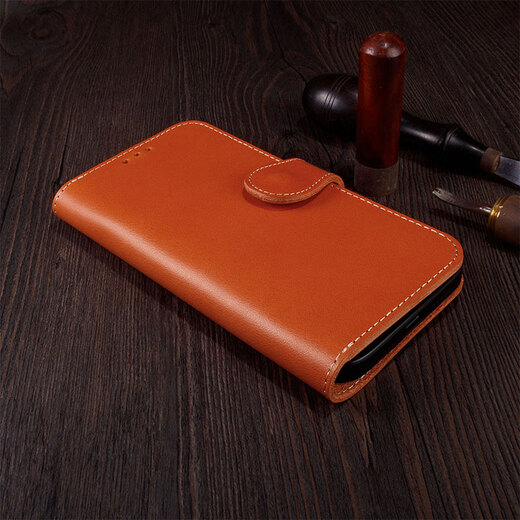 Huahu (Hanatora) iPhone 16 / 15Promax Mobile Phone Case en cuir Flip Apple 15/14/13 / Plus Case de téléphone mobile Lute Luxury Cuir de luxe Étui haut de gamme Business Busine.