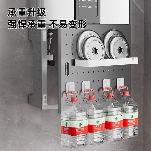 L AMAVO gas water heater shielding cover kitchen wall-mounted furnace pipe natural gas pipe hiding decorative cover hole plate shielding plate customized special photo contact customer service thickened carbon steel upgraded traceless can open the door