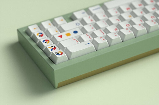 汇瀚客制化机械键盘 Milkyway米可维MW-QwertyKeys 65 QK65键帽 QwertyKeys 65（仅键帽） 官方标配 无