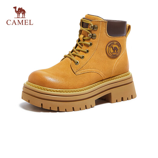 Kamel (Kamel) dick gestärkter Martin Boots Frauenstiefel lässig und vielseitige Arbeitsstiefel L24W076611 ERDY GELB 36 36