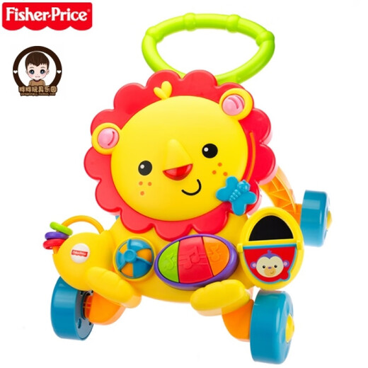费雪（Fisher-Price）费雪Fisher多功能狮子学步车Y9854 手推车踏行车宝宝玩具 皮皮狗推车